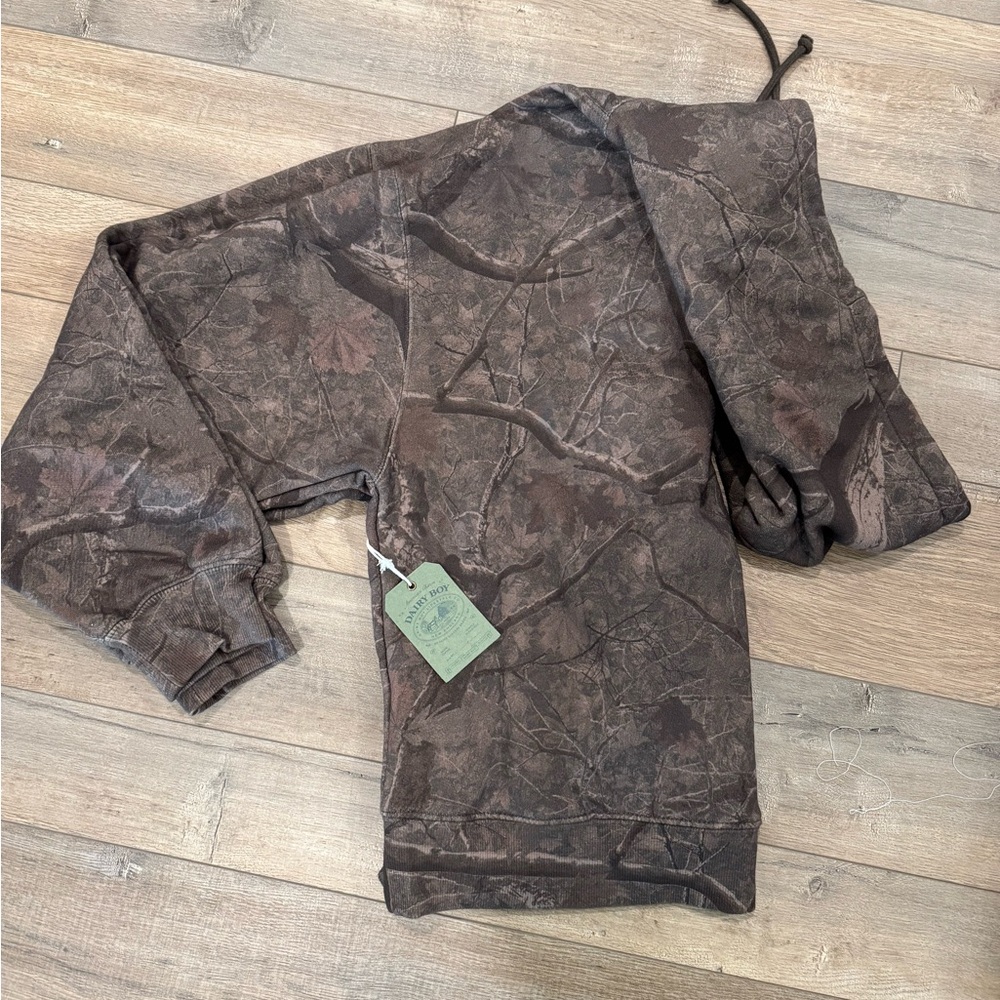 Dairy Boy River Camo SOLD OUT Sweatshirt Size LARGE